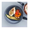 Piecu gabalu Russell Hobbs pannu komplekts Metallic Marble RH02814EU7 — nepiedegošs pārklājums, dažādi izmēri