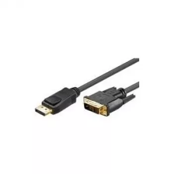 Goobay 2m DP/DVI DisplayPort kabelis ar zeltītiem savienotājiem