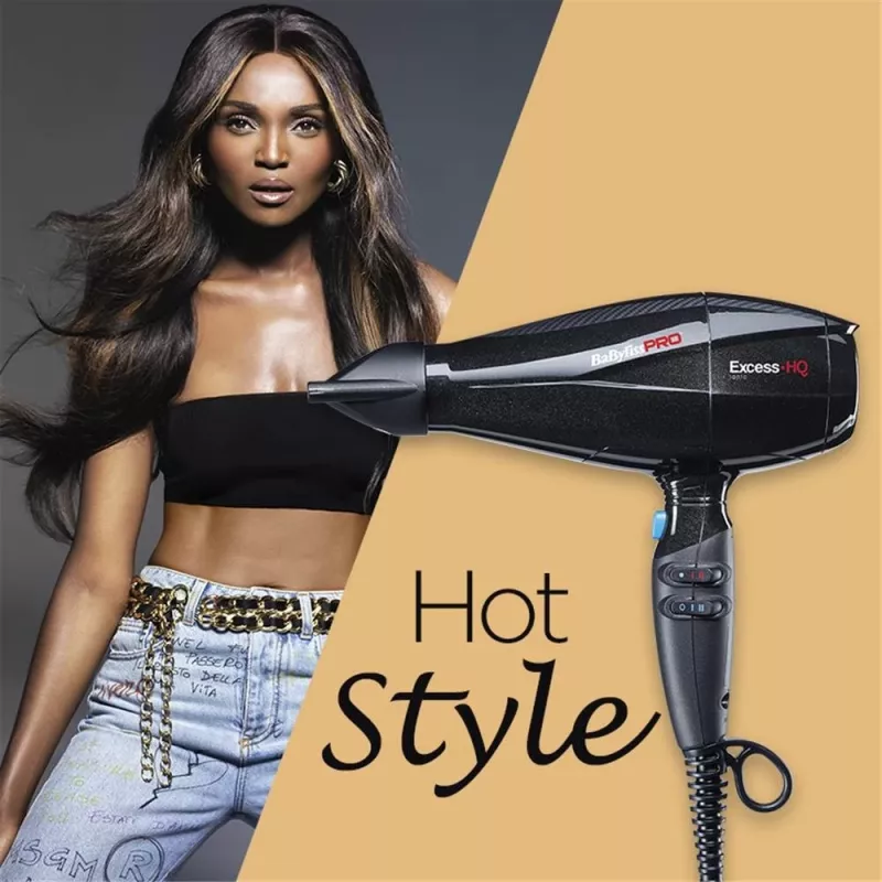 BaByliss Excess-HQ matu žāvētājs 2600 W melns