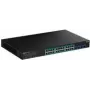 TRENDnet TPE 30284 - slēdzis - viedais - 24 x 10/100/1000 (PoE+) + 4 x 10 gigabitu SFP+ - uzstādāms statīvā - PoE+ (370 W) - maiņstrāva 100 - 240 V (TPE-30284)