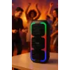 Pārnēsājams stereo skaļrunis SQUEAK SQ1009 — Bluetooth 5.3, 45 W RMS, 10 stundu akumulators, FM, USB, AUX, LED, 1800 mAh, melns