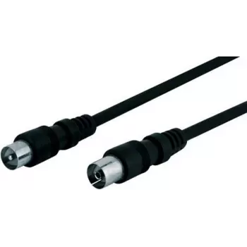 Wentronic Goobay antenas pieslēguma kabelis, melns, 20 m - IEC/koaksiālais spraudnis IEC/koaksiālā ligzda (50913)