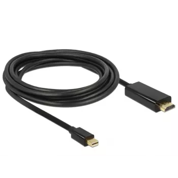Video kabeļa adapteris DeLOCK 83699 Mini DisplayPort uz HDMI 2 m Melns