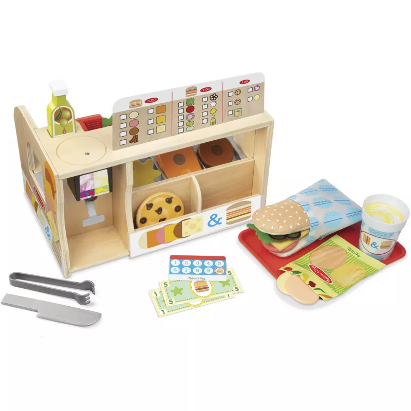 Melissa & Doug koka sviestmaižu letiņš ar šķēlēju – 56 rotaļu pārtikas gabali – FSC sertificēts