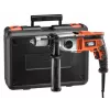 1100W 13mm Melns+DECKER triecienurbjmašīna