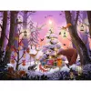 Puzle Ravensburger Christmas in the Forest 2000 gab., 2000 gabalu svētku aina