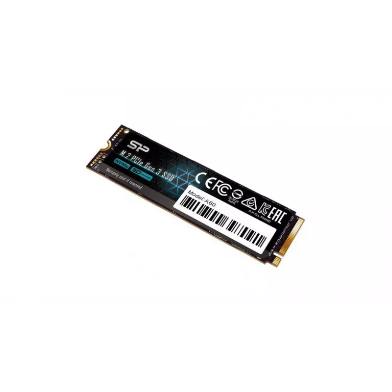 SSD M.2 NVMe Silicon Power P34A60 2 TB, PCIe 3.0 x4, lasīšana 2200 MB/s, rakstīšana 1600 MB/s