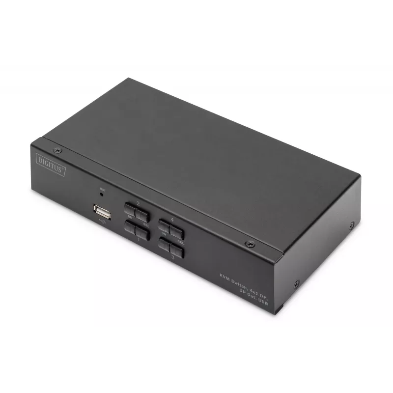 KVM slēdzis Digitus DS-12891 4x1 DP USB 4K Ultra HD