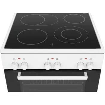Bosch HKA090220 plīts Brīvi stāvoša plīts Elektriskā Keramikas plīts virsma Balta