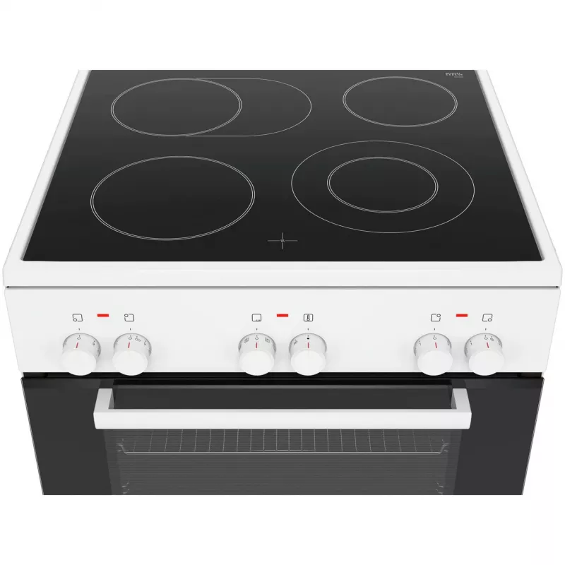 Bosch HKA090220 plīts Brīvi stāvoša plīts Elektriskā Keramikas plīts virsma Balta