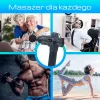Masāžas pistole Extralink MSG-01-PRO 3800 RPM 6 uzgaļi