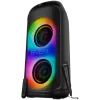 Skaļrunis SVEN PS-1050, melns (200W, TWS, Bluetooth, FM, USB, microSD, LED displejs, 7200mAh)