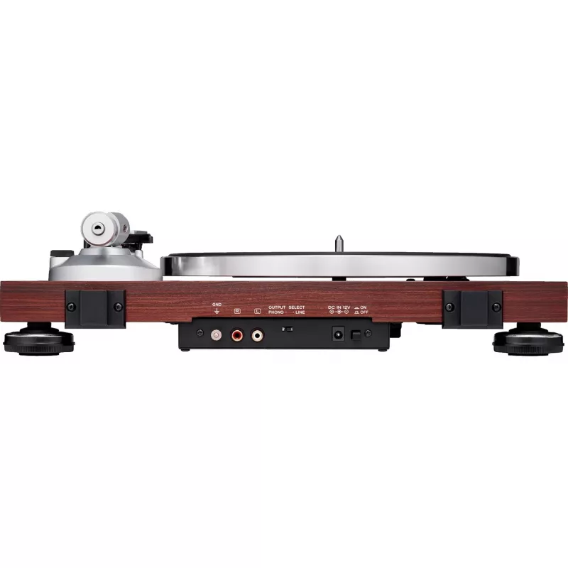 Siksnas piedziņas audio atskaņotājs Audio-Technica AT-LPW50BTRW Brūns Manuāls