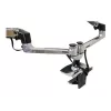 ERGOTRON LX Dual Side-by-Side Arm sudrabaini pulēts alumīnijs