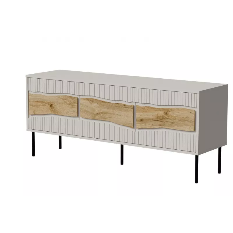 Cama INSERTO 3D TV skapis 143.5x40x61.5 kašmira + LED