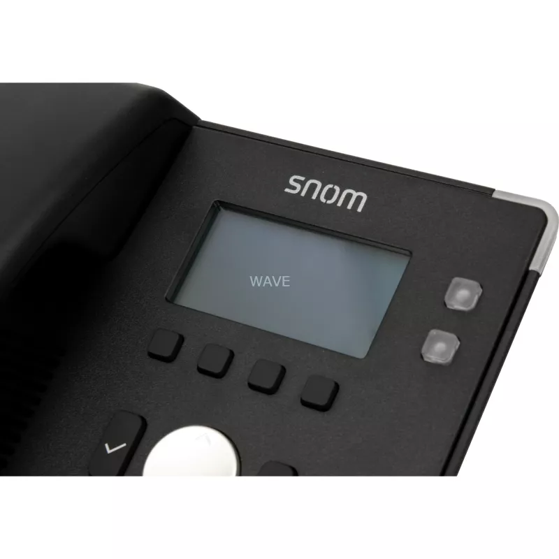 snom D120 - VoIP telefons - trīsvirzienu zvani - SIP - 2 kabeļi - Melns (4361)