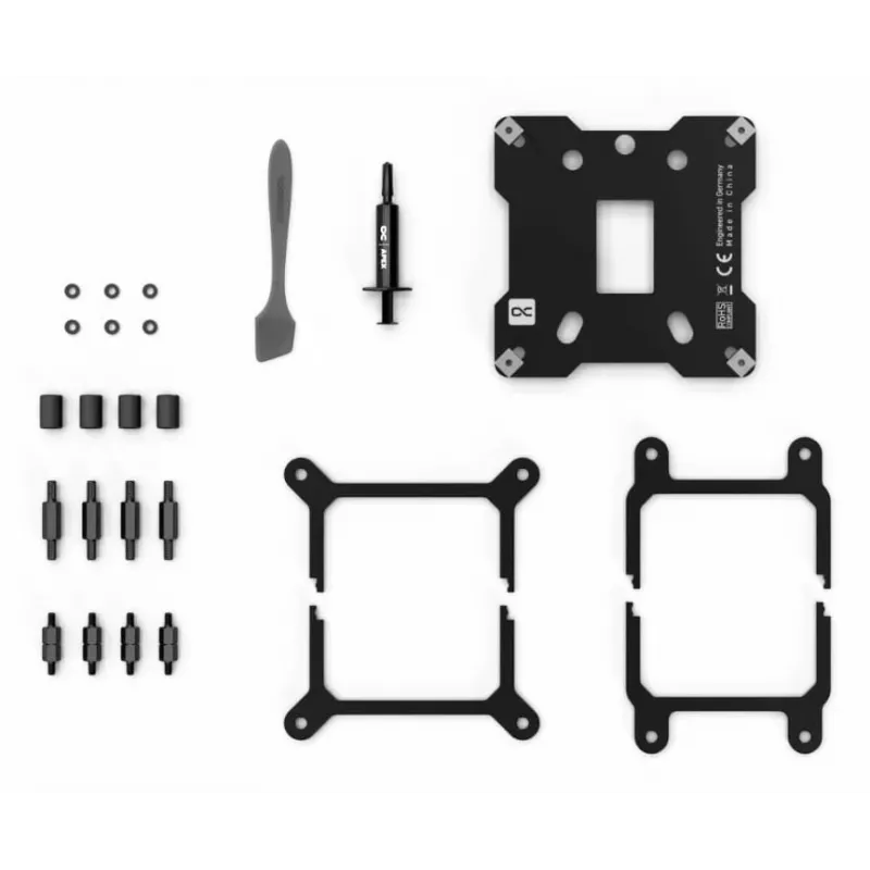 Ūdens bloks Alphacool Core 1 LT Acetal Copper Melns 72mm