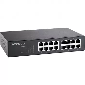 Ethernet slēdzis Devolo 16-portu 16× Gigabit Ethernet