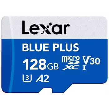 MicroSDXC atmiņas karte Lexar BLUE PLUS 128 GB UHS‑I U3 V30 170 MB/s