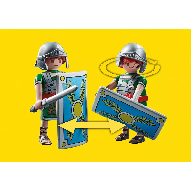 Playmobil 71268 Asterix: Edifis un pils kauja Romas strādājošais katapulta kolekcijas rotaļu figūriņas jautra iztēles lomu spēle