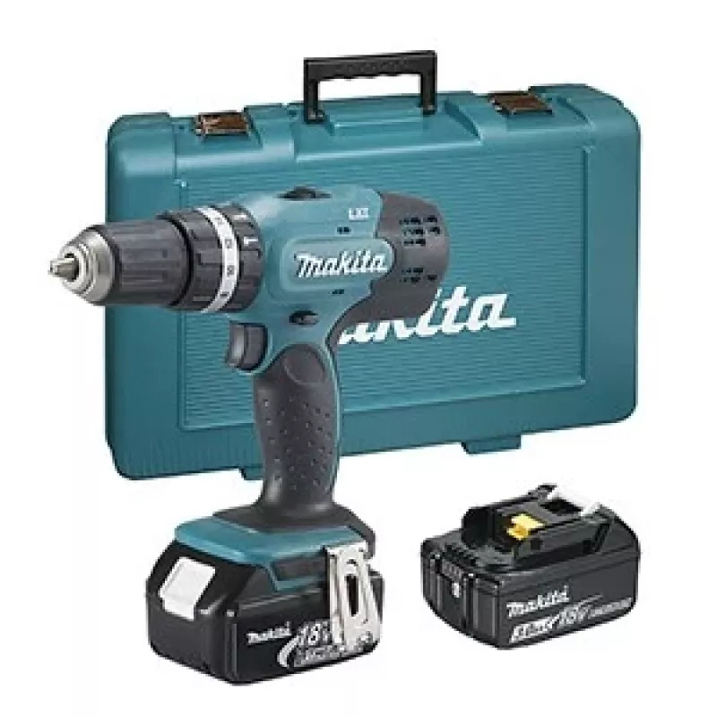 Makita DHP453RFE urbjmašīna Keyless Melna,Zila 1.8 kg