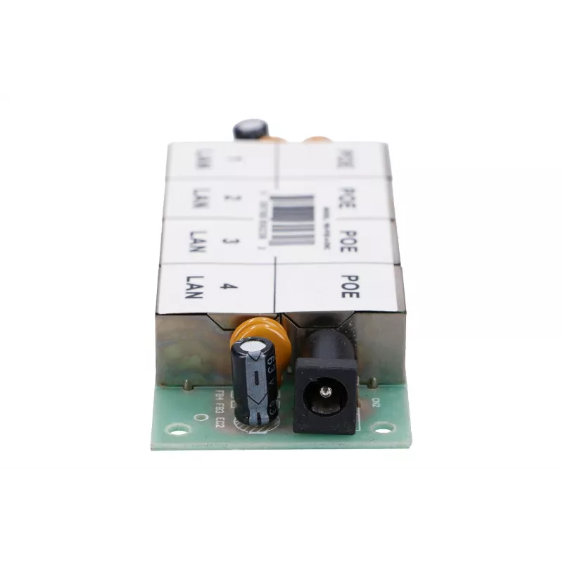 PoE injektors Extralink 4-portu 4x 100Mb/s RJ45, Fast Ethernet, 48 V, bez korpusa