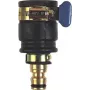 Faucet connector c.k tools G7919 — melna misiņa, kompakts krāna savienotājs