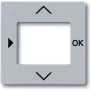 BUSCH JAEGER 2CKA006430A0305 - Sudrabains - Plastmasa - Busch-Jaeger - 6455-101 - 6456-101 - 1098 U-101 - 1098 UF-101 - 6465 U-101 - CO2 1091 U - 63 mm - 63 mm