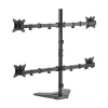 LCD kronšteins SBOX LCD-F048-2 17–32 collu displejiem, atbalsta 4×9 kg, VESA 100×100
