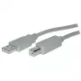 S Conn 77022 USB kabelis pelēks