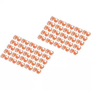 Krāsu kodēšanas klips Digitus Color klipši komutācijas kabelim A-CC-O Oranžs
