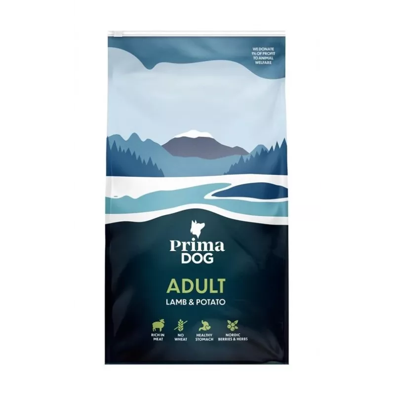 Primadog sausā barība LAMB-POTATO 10 KG