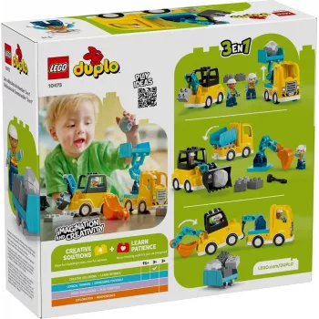 LEGO DUPLO 10475 3-in-1 Celtniecības transportlīdzekļi