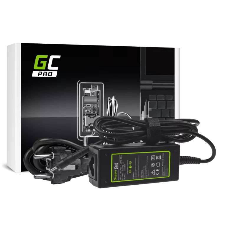 Power Adapter zaļa Cell AD18AP Indoor 40 W Melns