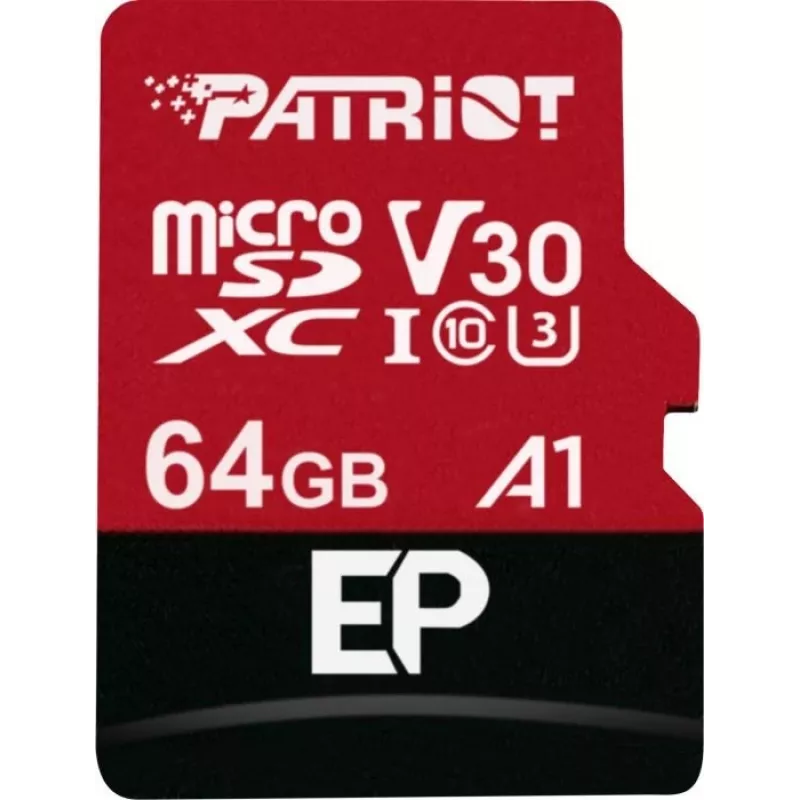 Patriot Memory PEF64GEP31MCX atmiņas karte 64 GB MicroSDXC Class 10