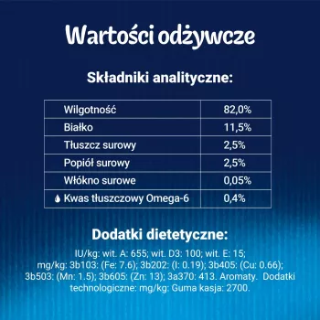 Mitrā kaķu barība Purina Nestlé FELIX Fantastic zivju garšas — tuncis, lasis, menca, plekste, 12×85 g paciņas