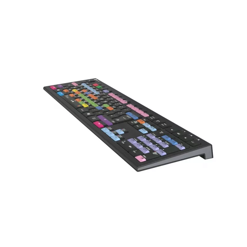 Logickeyboard LKB-FLS-A2PC-DE tastatūra, universāla, USB, QWERTZ, vācu, melna