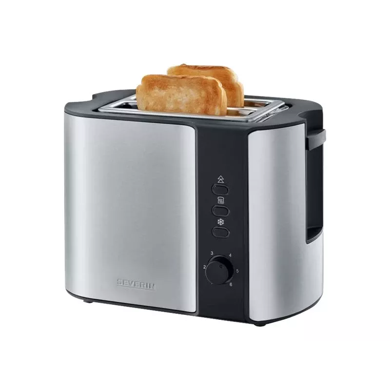 Severin 2589 2 šķēles 800 W Melns, Nerūsējošais tērauds