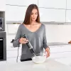 Iegremdējamais blenderis Melns & Decker BXHBA1500E — 1500 W rokas blenderis ar nerūsējošā tērauda vārpstu, 20 ātrumiem, smalcinātāju, putojamo slotiņu, impulsa režīmu