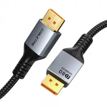 CABLETIME DisplayPort–DisplayPort kabelis 16K 2.1, 2 m