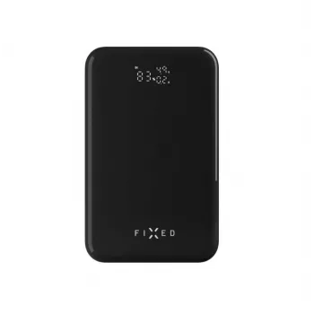 Ārējais akumulators FIXED Zen 20 Pro ar LCD displeju — 20000 mAh, vairākas USB izejas