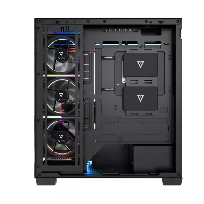 Modecom Volcano Stellar Plus ARGB Midi 8F Black