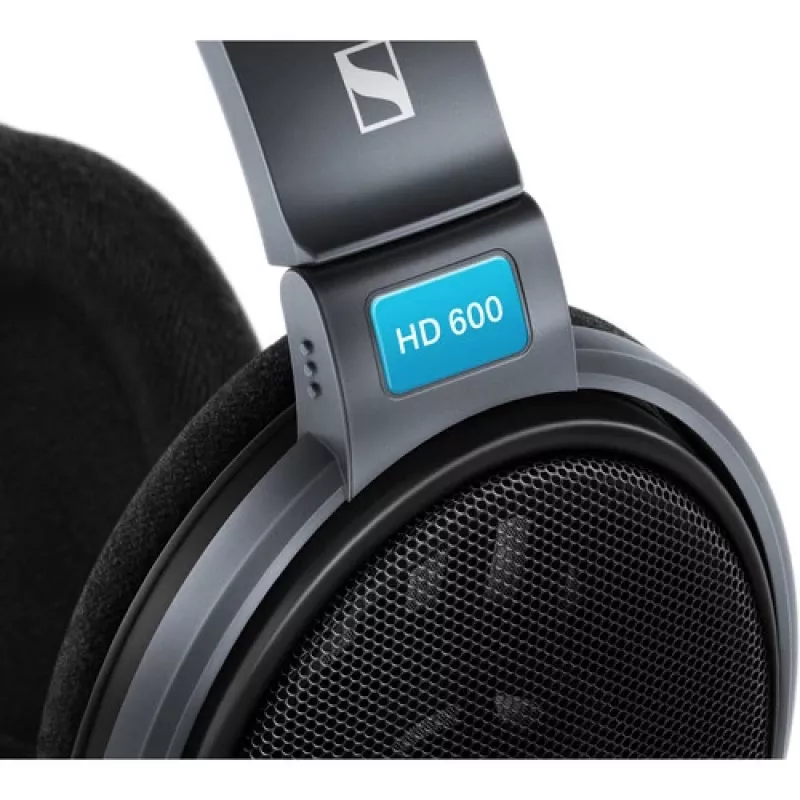 Sennheiser HD 600 austiņas ar galvas saiti, 3,5 mm savienotājs, melna, pelēka