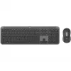 Logitech MK950 Signature plāns tastatūra ar peli birojam RF Wireless + Bluetooth QWERTY US International Graphite