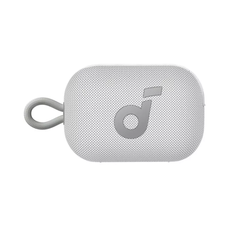 Ballīšu skaļrunis Soundcore Select 4 Go — Balts, 5 W RMS, IP67, 18 h akumulators, pārnēsājams