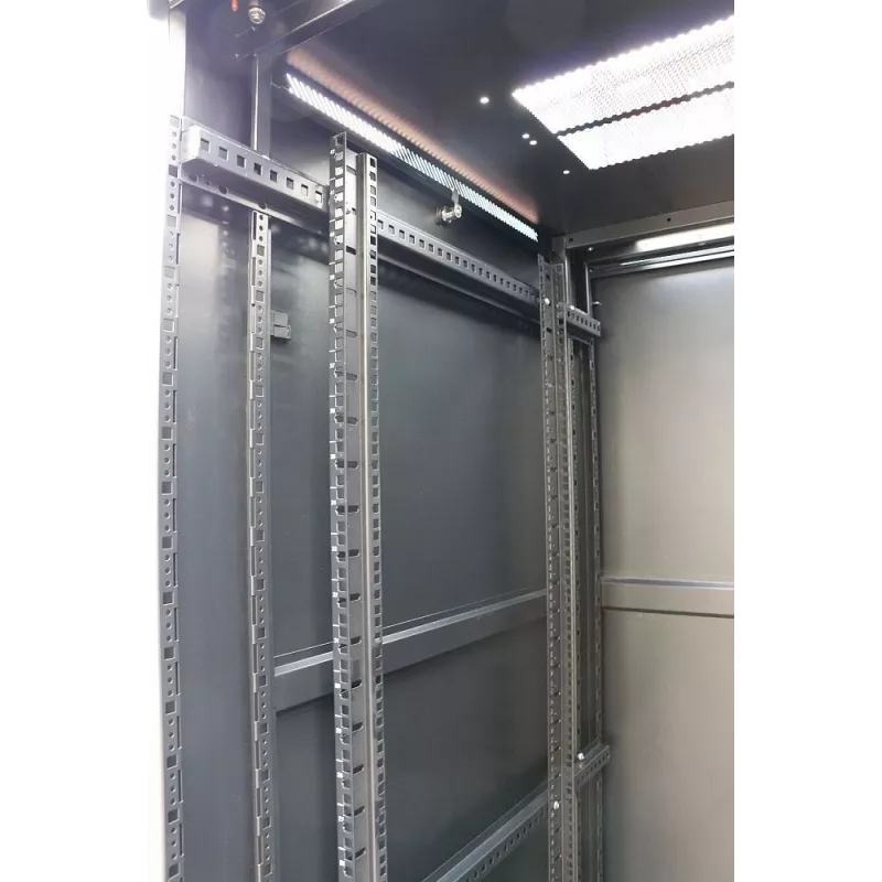 Brīvi stāvošs statīvs Extralink Rackmount cabinet 42U 600x800 Melns