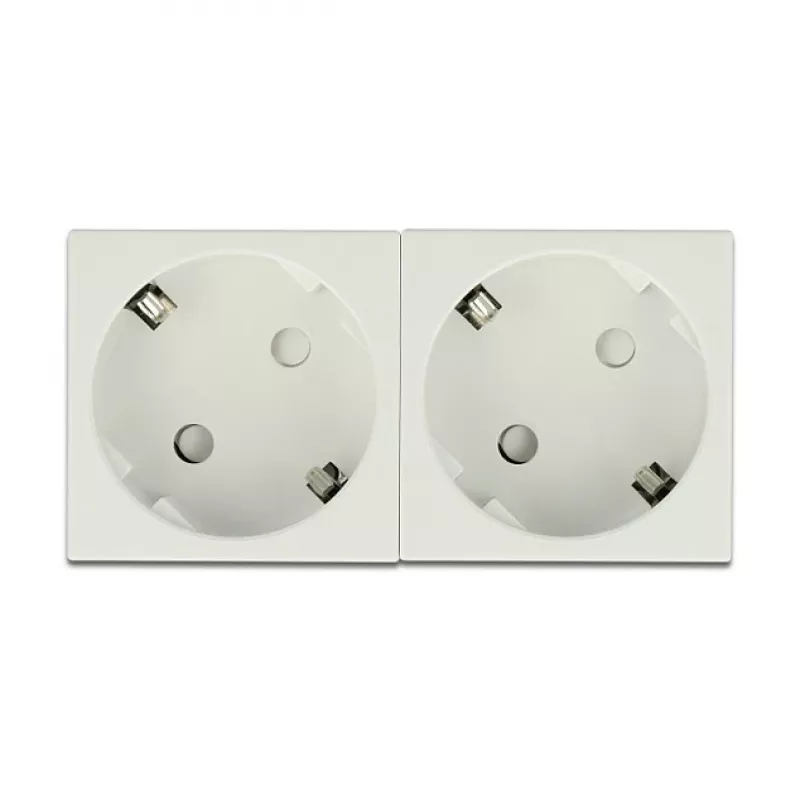 Kontaktligzda CEE 7/3 DELOCK 81322 — 3P+N+PE, 250 V, 16 A, ABS, balta