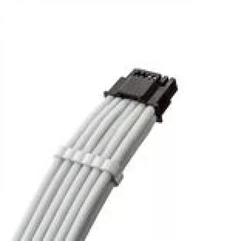 CableMod C-Series Pro ModMesh 16‑Pin līdz 4×8‑Pin pītais kabelis Corsair Type 3/4 barošanas blokiem, 60 cm, balts