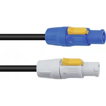 PowerCon kabelis PSSO 3023503K 3x1,5 mm 1 m — barošanas savienotāja kabelis audio/video iekārtām