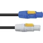 PowerCon kabelis PSSO 3023503K 3x1,5 mm 1 m — barošanas savienotāja kabelis audio/video iekārtām